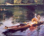 John Lavery The Thames at Maidenhead oil painting reproduction